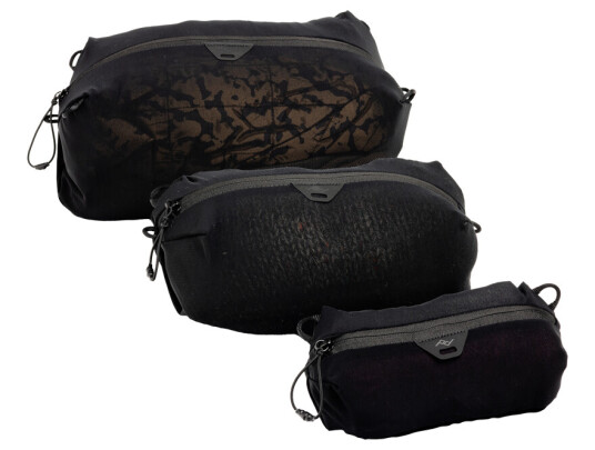 Peak Design Ultralight Mesh Packing Cube Pakke med XXS, XS og S størrelse. Sort