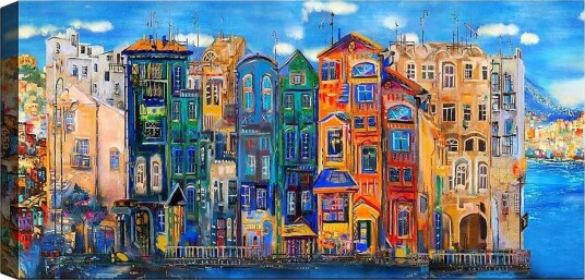 Canvasbilde YTY Buildings & Cityscapes Flerfarget 120x50 cm