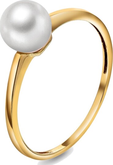 Pan Jewelry Ring i gull med kultivert fvp størrelse Ring i gull med kultivert fvp 54