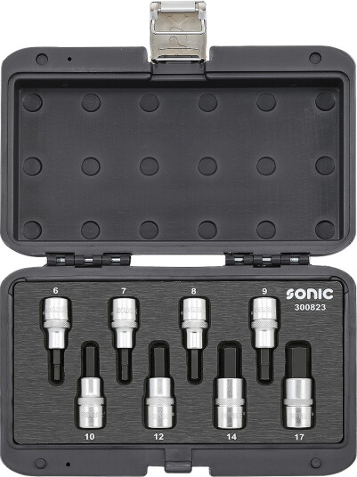 Bitspipesett 1/2 Insex - 8 deler Sonic BMCS