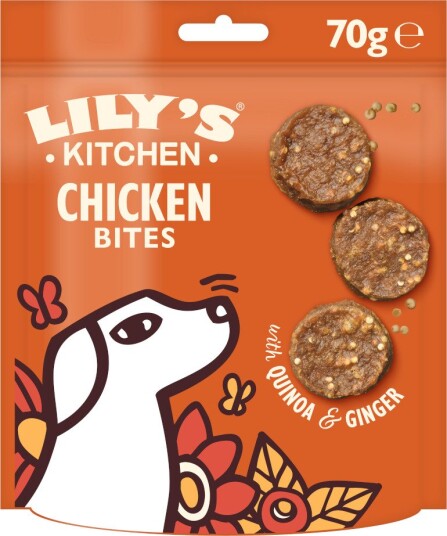Lily's Kitchen godbiter med kylling 70 g Lily's Kitchen godbiter med kylling 70 g