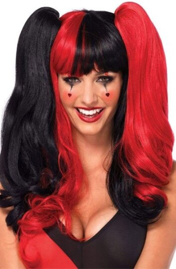 Leg Avenue Harlequin Wig Black/Red