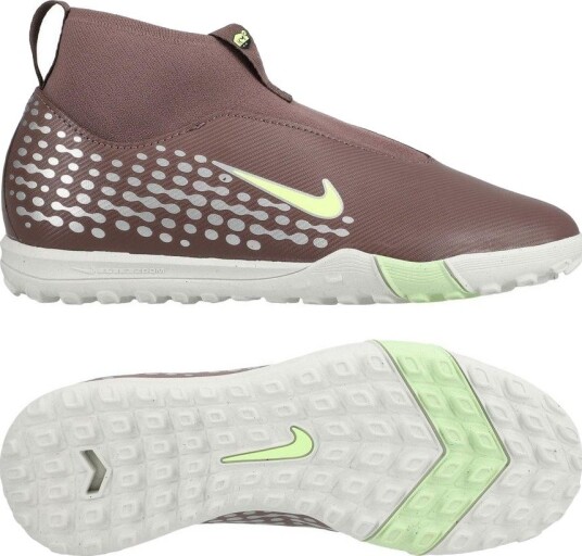 Nike Air Zoom Mercurial Superfly 10 Academy TF Mbappé Personal Edition Plum Eclipse/Metallisk sølv Barn Turf (TF) størrelse 38