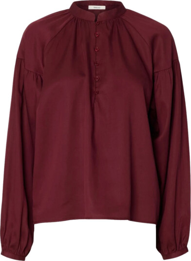 Selected Femme Donna Long Sleeve Shirt Burgunder 34