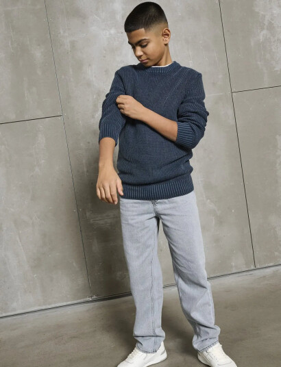 ONLY & SONS Osjfade Loose Lmg 4717 Pim Dnm Noos Grey 152