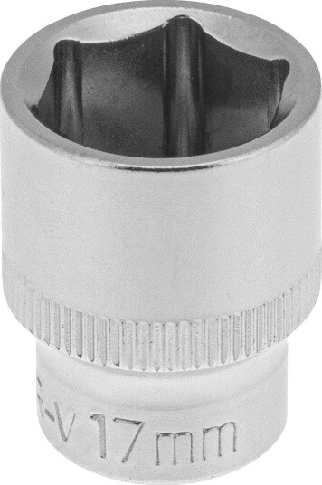 PELA 562380 Pipe Drivstørrelse 3/8", 6-Kant, Kort 17 mm
