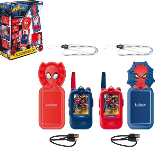 Lexibook Walkie talkie Spider-Man Oppladbar Video with colored screen (TWV15SP) Lexibook Walkie talkie Spider-Man Oppladbar Video with colored screen (TWV15SP)