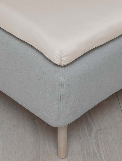 Konvoluttlaken sateng lys beige