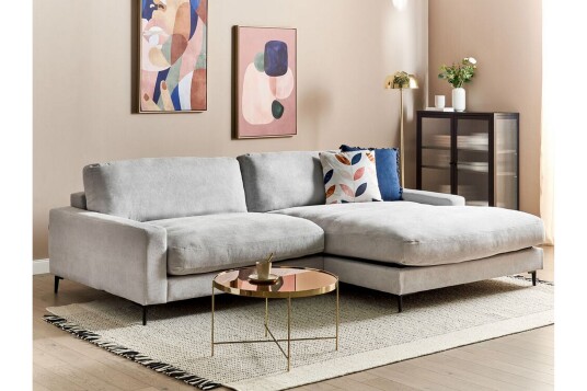 Cathy Hjørnesofa 3 seter   Grå/Svart