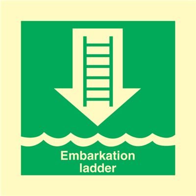 Jo Safety Embarkation Ladder Photoluminescent Rigid PR MM 150 x IMO 103104PRMM Jo Safety Embarkation Ladder Photoluminescent Rigid PR MM 150 x IMO 103104PRMM