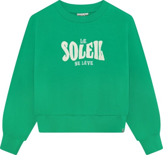Indian Blue Jeans Collegegenser   Soleil   Enkelt og greit Green   Indian Blue Jeans   10 år 140   Collegegenser   Grønn