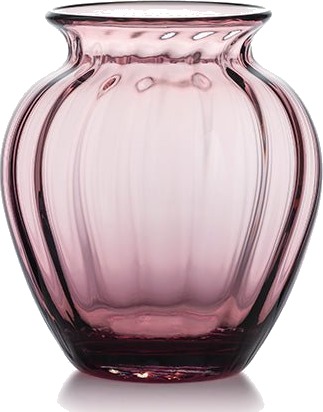 Hadeland Glassverk Emily Vase 17,5cm Rosa Optikk