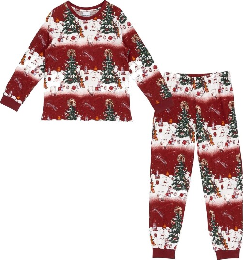 Martinex MOOMIN Julnatt Pyjamas RED 110/116