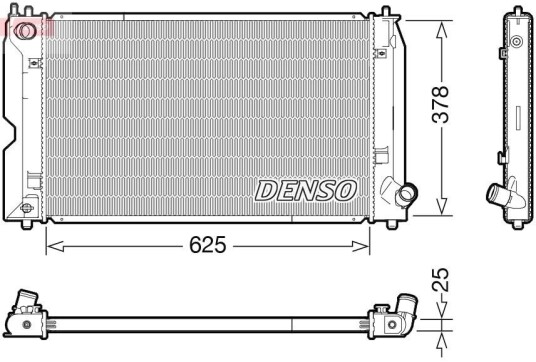 Radiator DENSO DRM50119