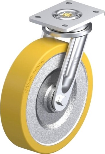 Blickle 37184 Lo-Seth 250K Hjul, Hjuldiameter 250 Mm, Bæreevne Maks. 1200 Kg (1 Stk.)