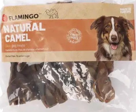 Flamingo Kamelskinn Snack til Hund 200 g