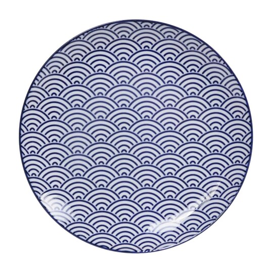Tokyo Design Studio Nippon Blue Tallerken 25,7 cm Wave
