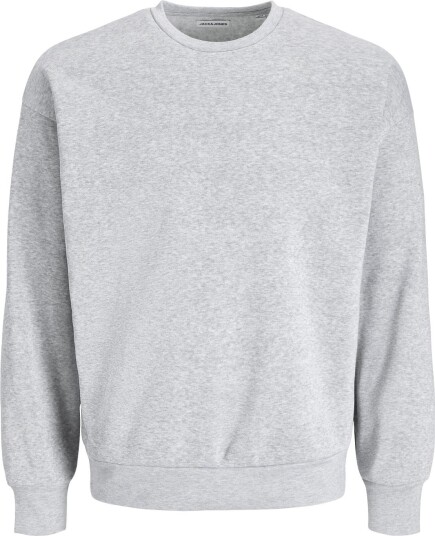 Jack & Jones Jacollie Plain Sweatshirt Noos   LIGHT GREY MELANGE   M