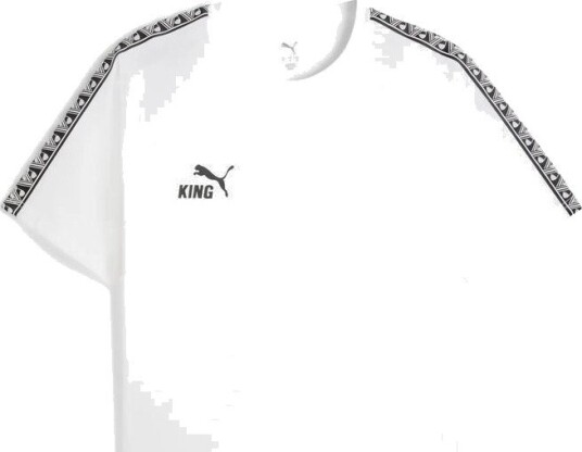 PUMA T skjorte Teamking PUMA White/PUMA Svart Barn størrelse 152 cm