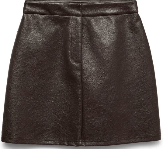 Vero Moda Vmbridget Hw Short Skirt Jrs   Brown   L