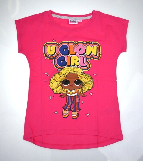 LOL Surprise T-skjorte U Glow Girl - 116-122 / 6-7 år - Barn - 100% bomull