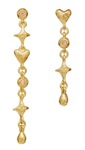 Maanesten Isidora Earrings Forgylt Sølv Sterling 925 