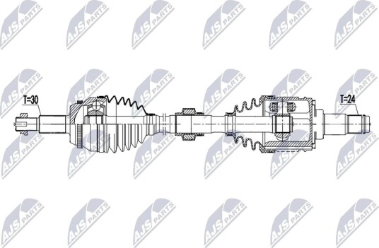 NTY NPW TY 261 Drivaksel