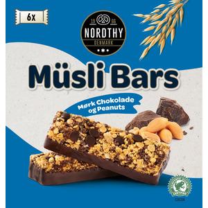 Nordthy Müsli Bar Peanøtter & Mørk Sjokolade 150 g Nordthy Müsli Bar Peanøtter & Mørk Sjokolade 150 g