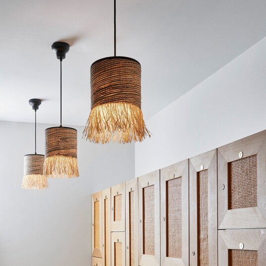 Pendellampe MARKET SET Formentera dimmbar Beige Stue Design 26 Beige