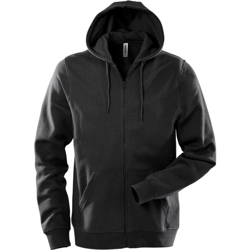 Acode Sweatshirtjacka Med Huva 1736 Swb Svart Xs