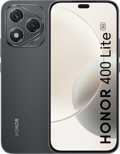 Honor 400 Lite 6,7" 5G Smarttelefon med 8GB RAM og 256GB lagring - Velvet Black