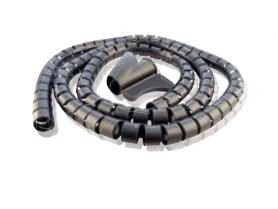 SCHWAIGER Kabelspiralschlauch 28mm 1,5 m Schwarz SCHWAIGER Kabelspiralschlauch 28mm 1,5 m Schwarz