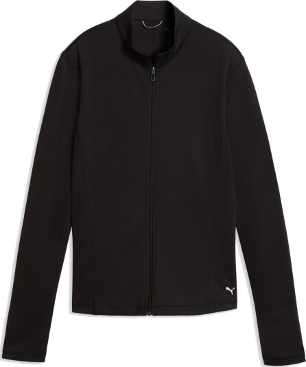 Puma W Pure Textured Fz Svart Golfgenser dame Black XX Large
