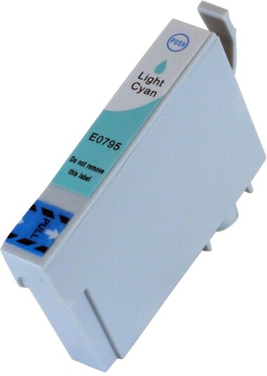 Kompatibel med T0795 Blekkpatron light cyan for Epson