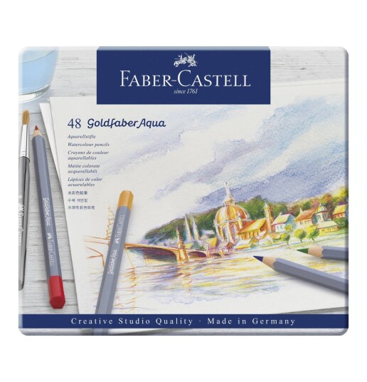 Faber-Castell Goldfaber Aqua Watercolour Pencil 48-set