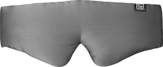 Go Travel The Pure Silk Eye Mask   Grey   ONE SIZE