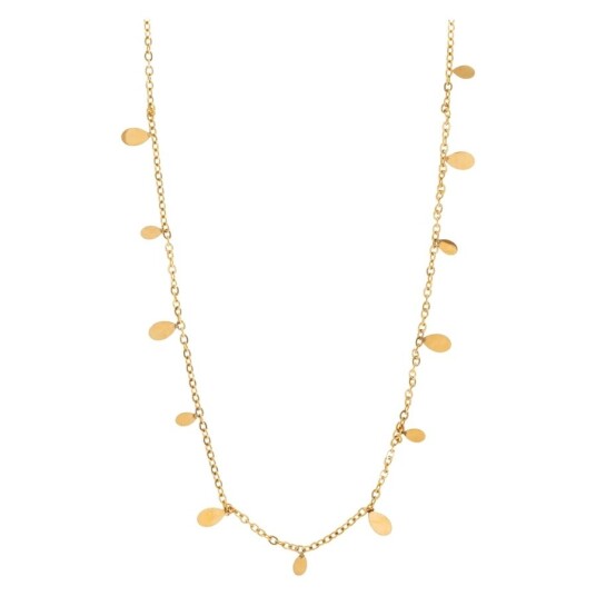 Timi Of Sweden Lia Tiny Oval Necklace Stainless Steel 1pcs