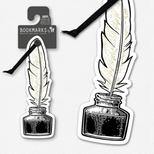 Academia Bookmarks Quill & Ink