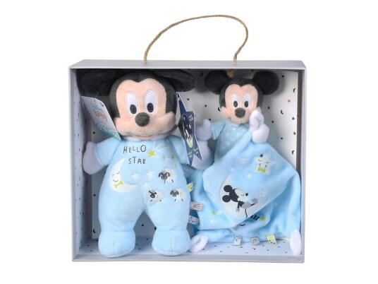 Simba Mickey Mouse Glow In The Dark Plush & Comforter Gift Box