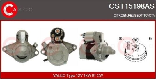 CASCO CST15198AS Starter CASCO CST15198AS Starter