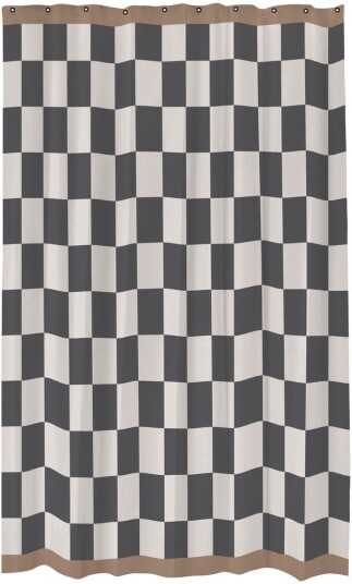 Mette Ditmer Retro dusjforheng 150x200 cm Dark grey