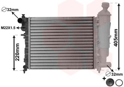 Radiator VAN WEZEL 09002115