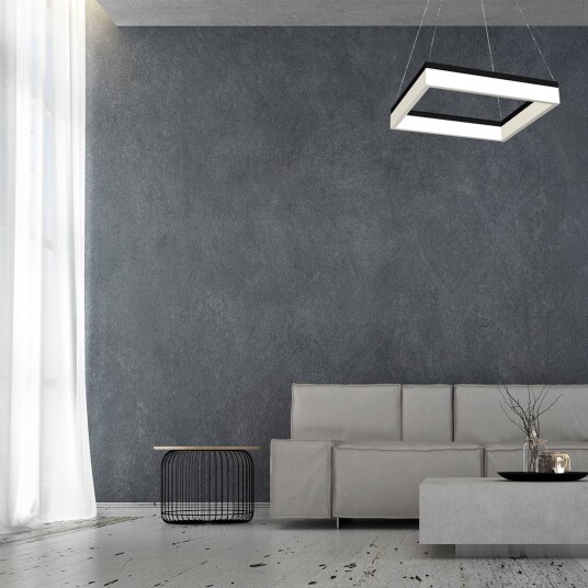 Eko-Light LED-pendellampe Nero plast svart enkeltlys 32 W Eko-Light LED-pendellampe Nero plast svart enkeltlys 32 W