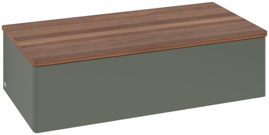 Villeroy & Boch Villeroy & Boch Antao Sideskap 100x50x26,8 cm m/lys Grønn/Valnøtt