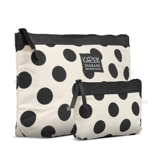 Karen Bag Set Dots 2 stk Sminkepung