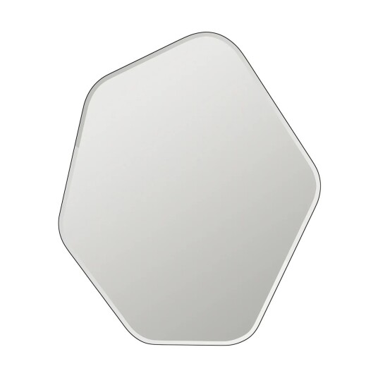 Broste Copenhagen Ruby veggspeil 60x50 cm Clear-black Broste Copenhagen Ruby veggspeil 60x50 cm Clear-black