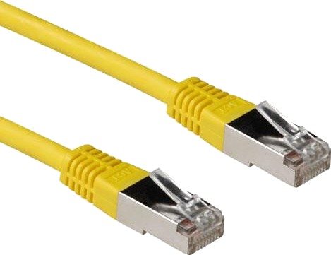 ACT Nettverkskabel Cat6A SFTP LSZH RJ45 0.5 m Gul