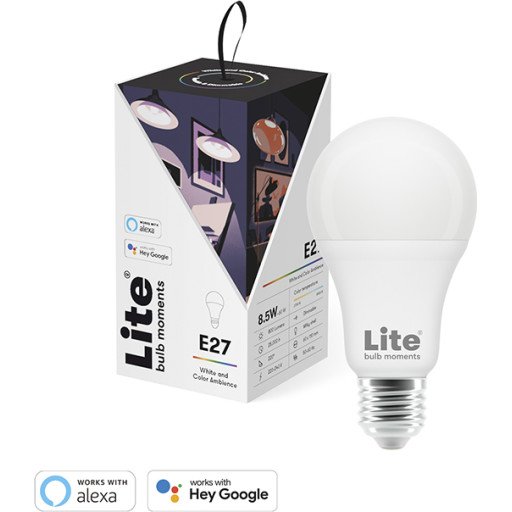 LITE BM RGB SMARTPÆRE 9W A60 E27 LITE BM RGB SMARTPÆRE 9W A60 E27