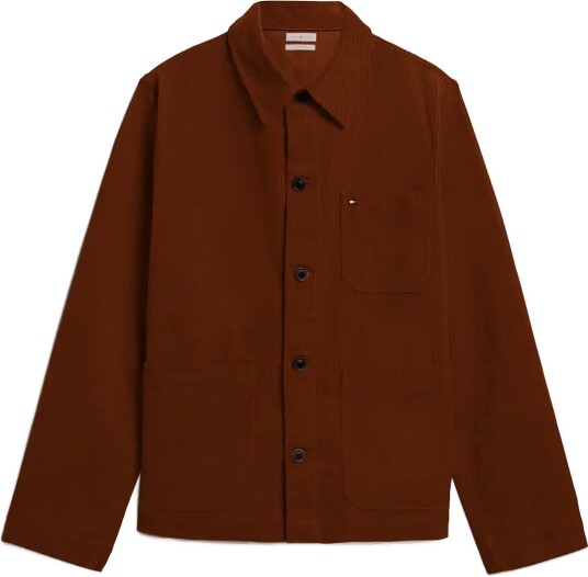Tommy Hilfiger Corduroy Chore Shirt Jacket Brown M