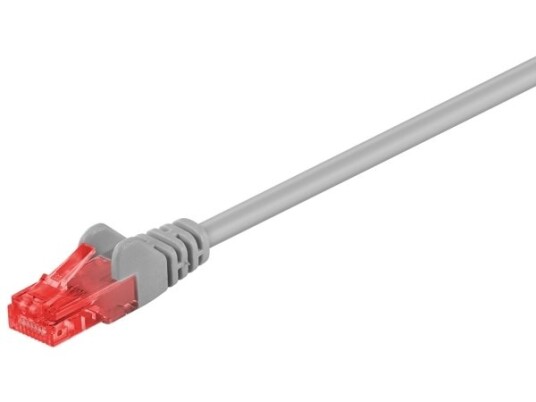 Goobay Cat 6 Koblingskabel U/Utp Grå - Kabellengde 0,5 M